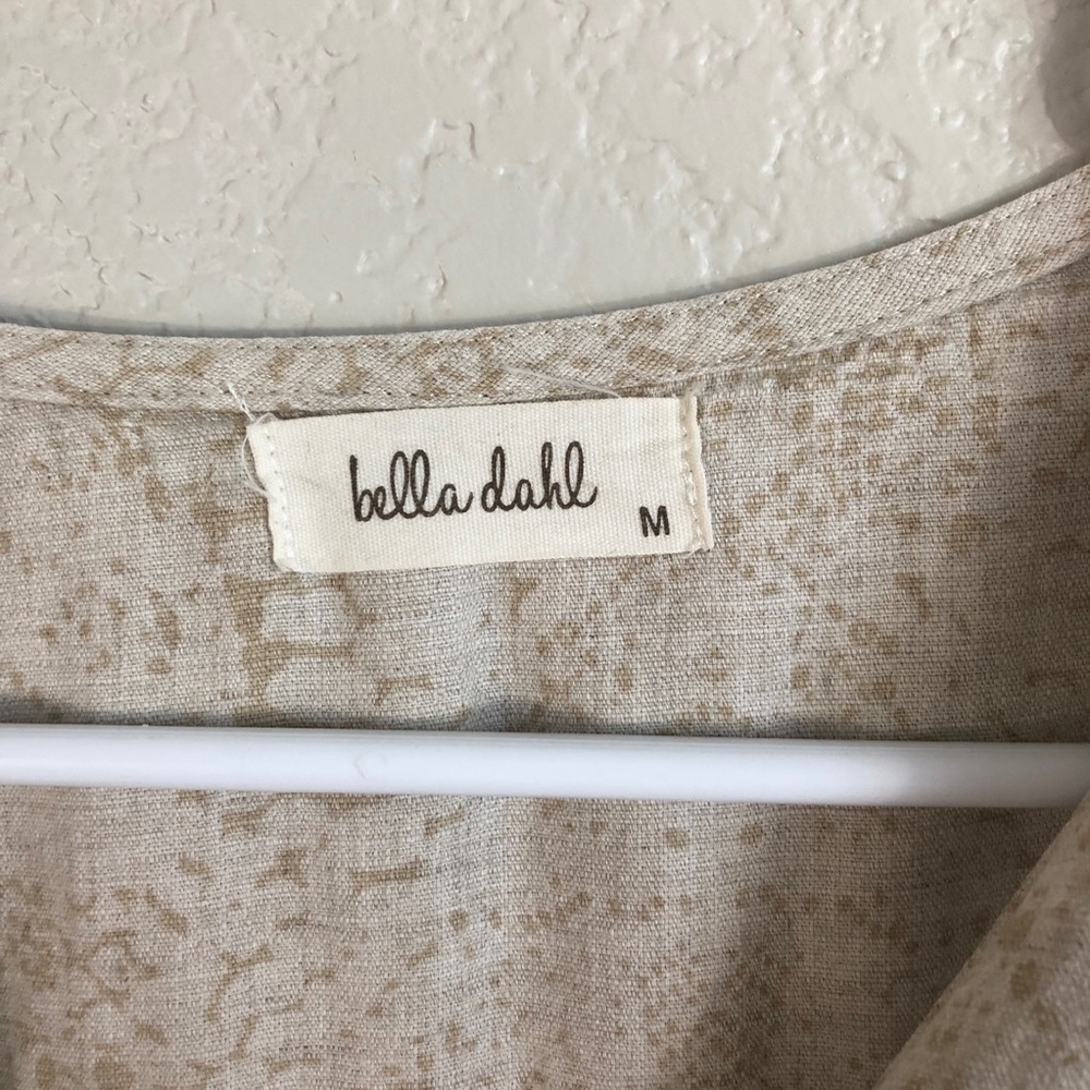 SOLD Anthropologie Bella Dahl Tan Snake Romper - Picture 3 of 5
